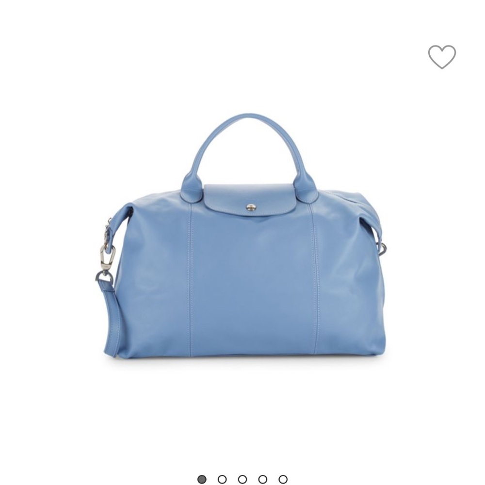 Blue Leather Women's Bag